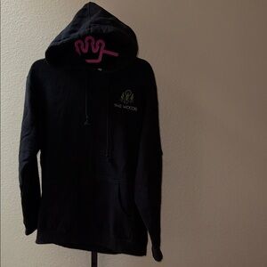 Independent Trading Company Black Hoodie with Multi-color Graphic The Woods Sz M